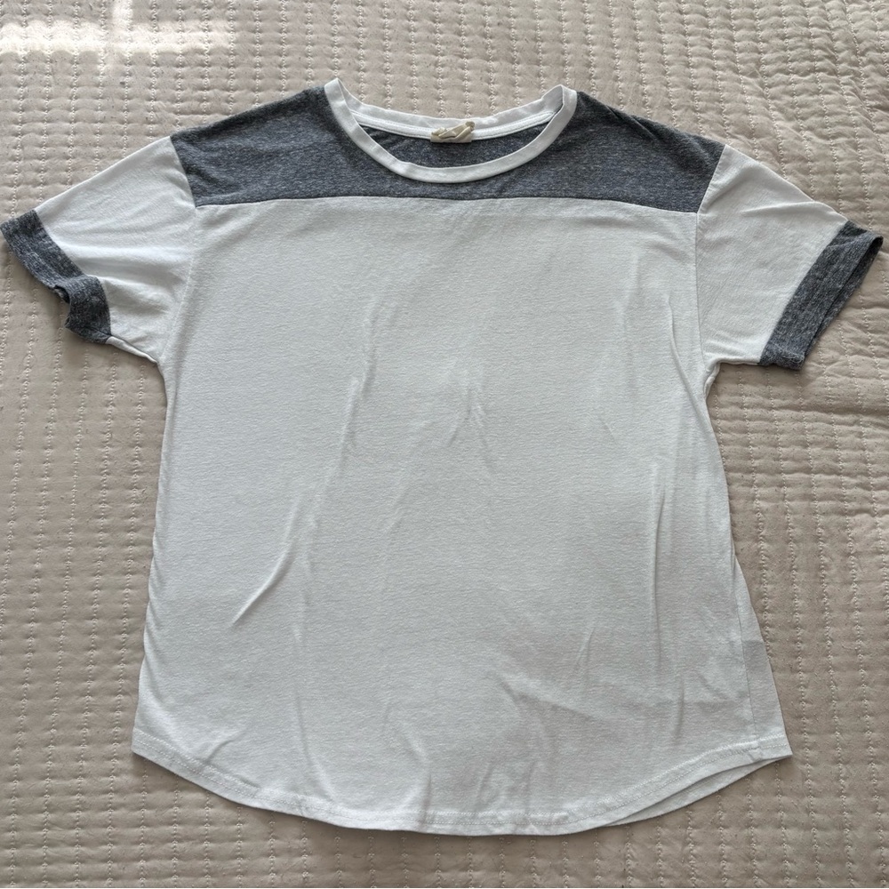 White and Grey T-Shirt